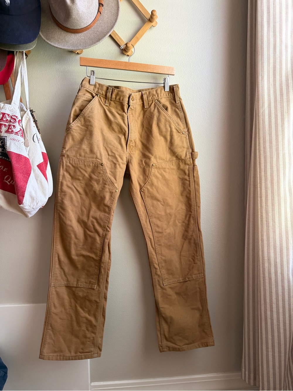 Carhartt Iconic B01 Firm Duck Double-Front Dungaree Pant. 32 x 30